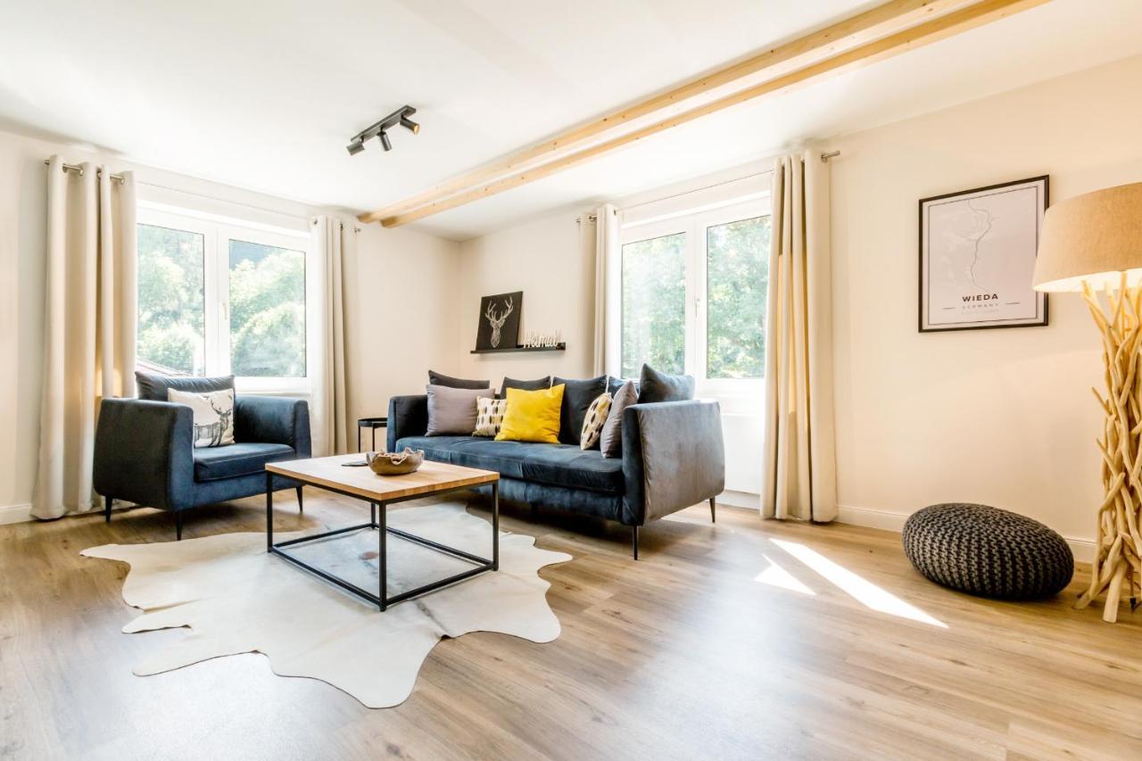 Harzfalke Apartment - Ankommen Und Wohlfuehlen. Wieda Buitenkant foto
